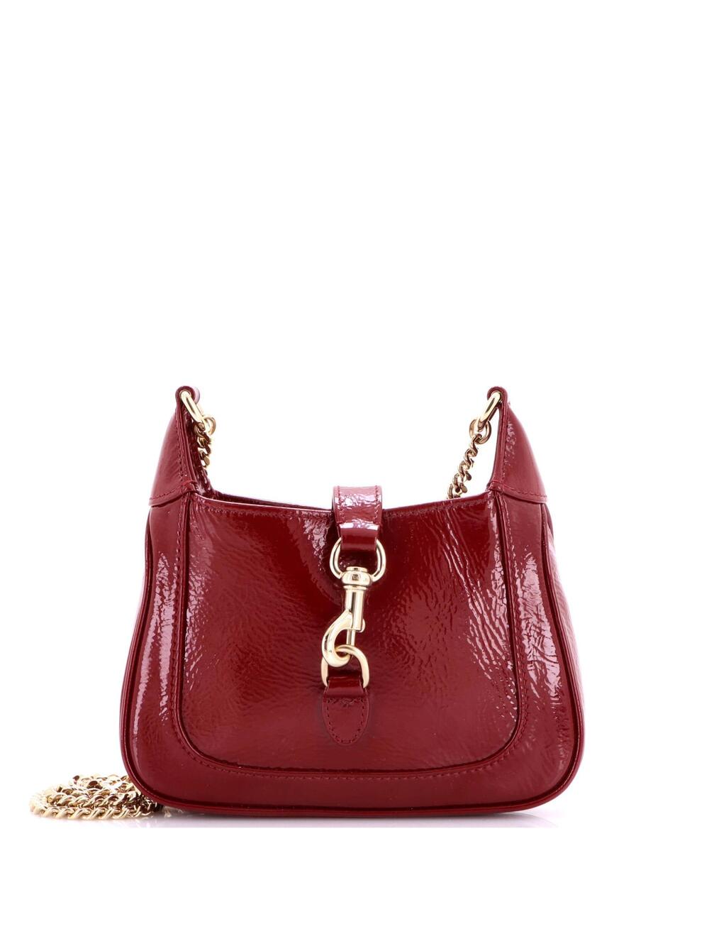 Gucci Jackie Notte Chain Hobo Patent #364764G21B